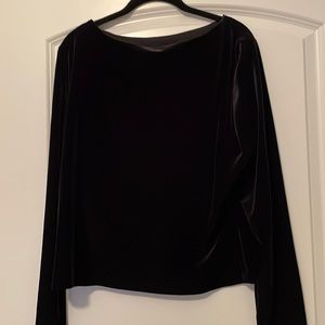 Black Velvet Top